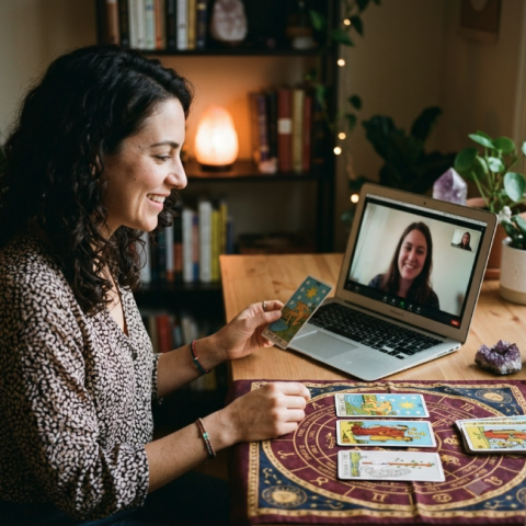 Como funciona uma consulta de tarot online: o que esperar da sua primeira vez