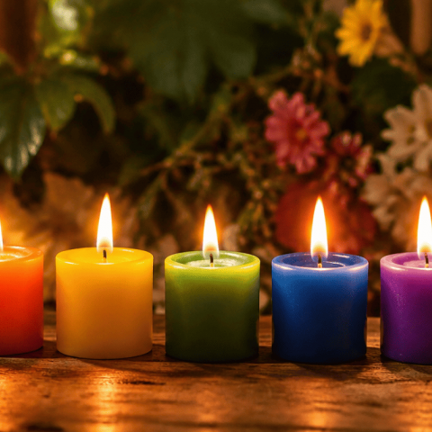 Velas na espiritualidade: cores, significados e rituais